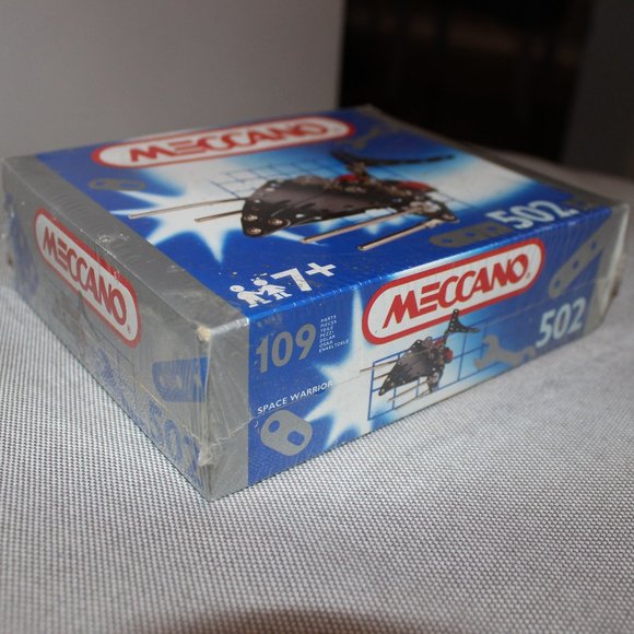 3/$77❤️new 1993 Meccano 502 Space Warrior 109 pcs metal construction set 033502 - Picture 2 of 7